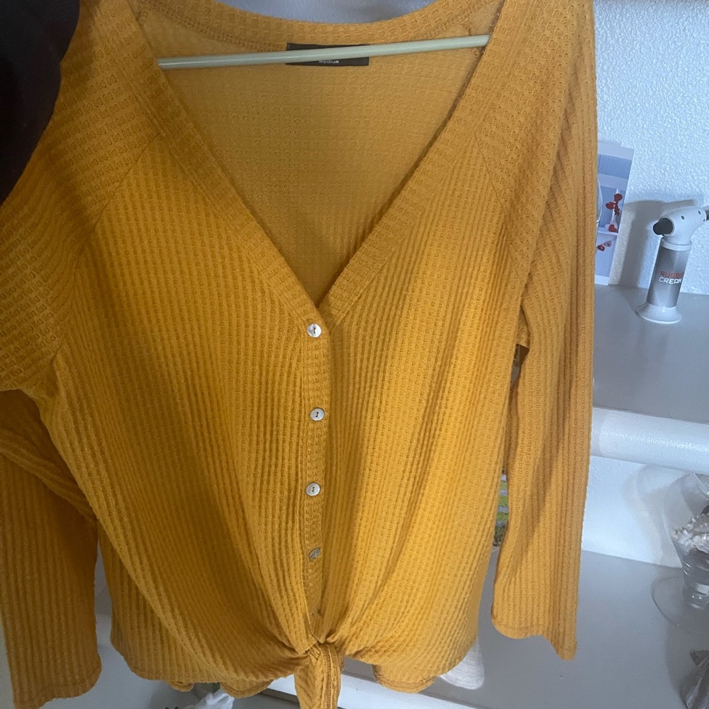 Mustard yellow soft shirt!